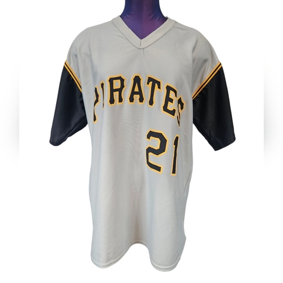 Vintage Park Antony MLB Pittsburgh Pirates Roberto Clemente Jersey Size XL - Picture 2 of 10
